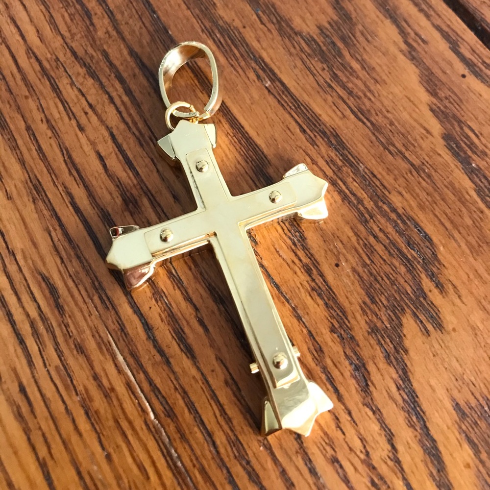 Gold cross